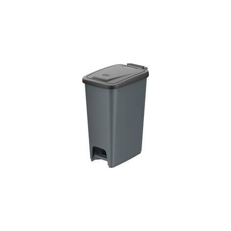 5 x PATTUMIERA PRETTY C/PEDALE 16L GRIGIO