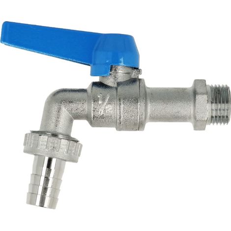 Rubinetto portagomma, sfera da 1/2" - in blister 1/2" (1/5)