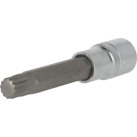 BRILLIANT TOOLS BT022945 Bussola a inserto millerighe 1/2", lunga 100 mm, M12 [Powered by KS TOOLS] (1/4)