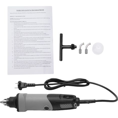 Mini Meuleuse, Moteur Électrique 400W, 6 Vitesses, Gris, UE (1/2)