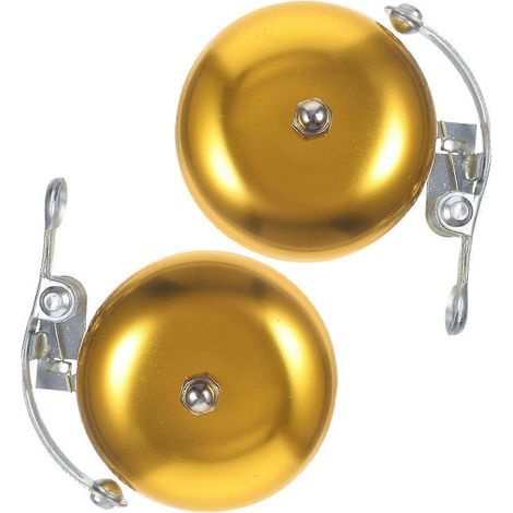Sonnettes de vélo puissantes et claires, en alliage d'aluminium, adaptées aux cyclistes, lot de 2. (1/5)