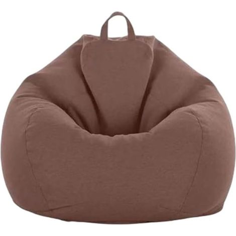 Housse de canapé avec pouf poire - Confortable et amovible - Respirante et amovible - Café (1/5)
