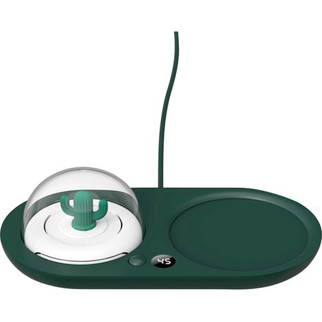 Ventilateur de table USB portable - ventilateur de bureau rechargeable à pince, refroidissement à 360°, mini ventilateur clipable (1/4)