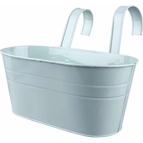 Green Mobility-Lot de pots suspendus avec crochets pour balcon Bleu (1/4)