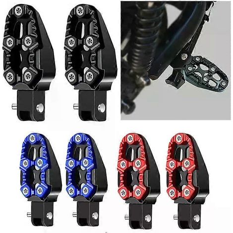 Accessoires de modification pour motos : pédale arrière antidérapante en alliage d'aluminium - JXLGV (1/4)