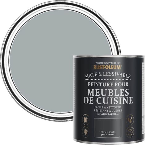 Peinture Grise pour Meubles de Cuisine, Finition Mate -Gris Minéral 750ml (1/5)