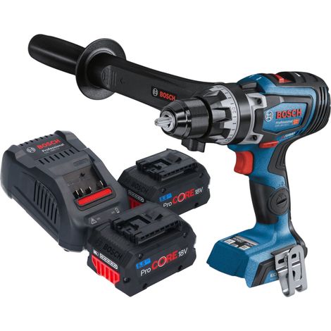 Bosch GSR 18V-150 C Professional Perceuse-visseuse sans fil 18 V 150 Nm Brushless + 2x batterie ProCORE 5,5 Ah + chargeur