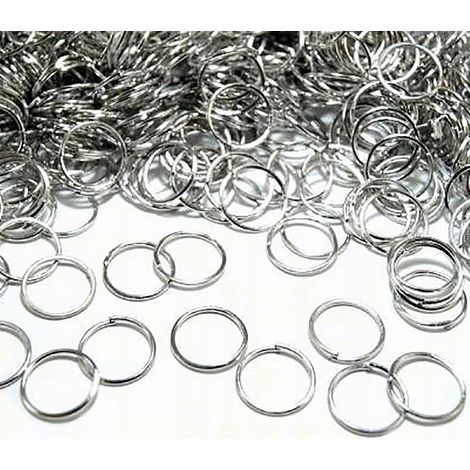Eslabón de conexión para anillos de joyería, platino, 8 mm, 10 g