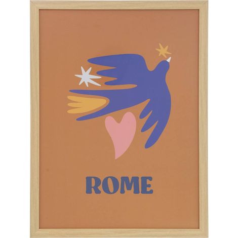 Poster libe 30x40cm roma incorniciato - Atmosphera créateur d'intérieur