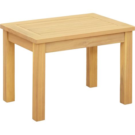 vidaXL Tavolino da salotto Acacia chiaro 50 x 35 x 36 cm
