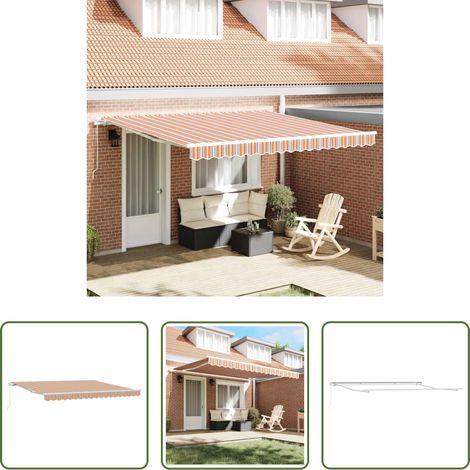 Store rétractable - Auvent Rétractable Multicolore 400 × 300 cm (1/5)