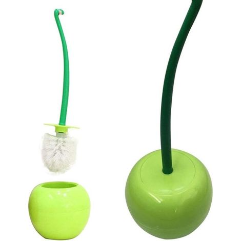 Brosse et support de toilette, ensemble combiné de support de brosse de toilette, bol de nettoyage de base robuste support compact caché (1/5)