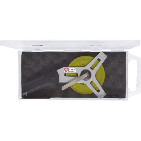 KS Tools Rahmenbandmaß mit gelbem Stahlband, 50m