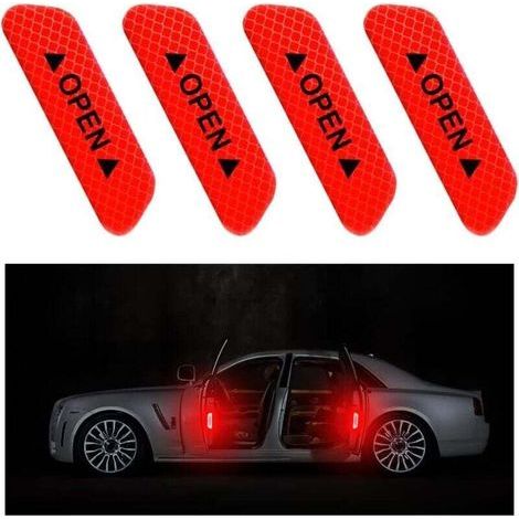 adesivi per portiere auto, adesivi promemoria portiera aperta, adesivi riflettenti impermeabili anti-collisione, auto (1/4)
