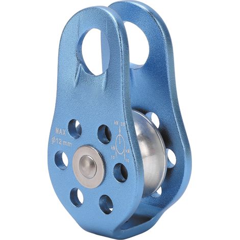 Poulie de levage robuste 20KN pour travaux en hauteur, escalade et rappel - Bloc à poulie simple fixe (1/5)