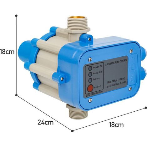 Kabelloser Druckschalter DPS-1 230V 1-phasig für Hausbrunnenpumpen ohne Kabel (1/5)