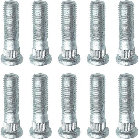 Vis de moyeu de roue de 9 mm pour les passionnés d'automobile et les techniciens de réparation M12x1,5 (1/4)