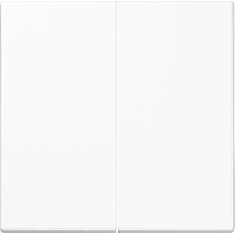 Doppia chiave per interruttore o pulsante WHITE JUNG LS 995 WW