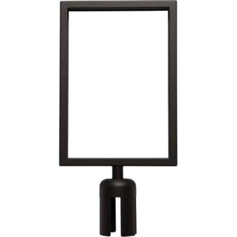 Tableau d'affichage A4, vertical, avec sangle, noir, A4 vertical