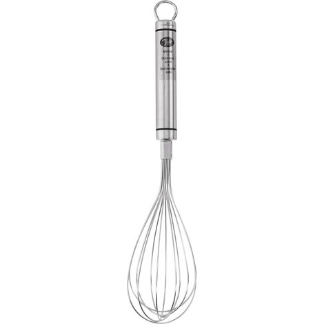 Fouet Ballon en Acier Inoxydable, fouet pour battre, mélanger et remuer, env 25 cm de long, passe au lave vaisselle, avec oeillet de suspension (1/5)