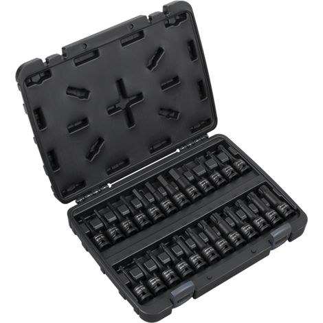 Sealey AK56000 Premier Hex/TRX-Star/Spline Impact Socket Bit Set 1/2"Sq Drive 24pc (1/5)