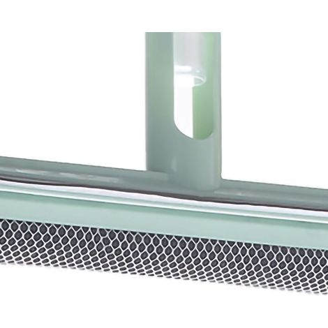 Nettoyant Vitres 3 en 1 avec Raclette et Pulvérisateur, Perche Démontable pour Douche, Vert
