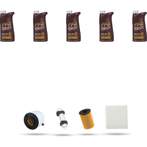 Kit tagliando 4 FILTRI e 5L OLIO compatibile con Audi Q5 II (FYB,FYG) 2.0 tdi 140kw dal 2016 (1/5)
