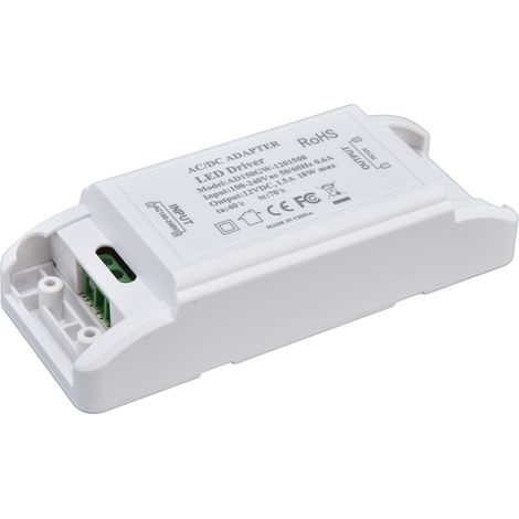 12V DC 18W 1,5A LED-Netzteil, 100-240V AC zertifizierter Konstantspannungsadapter für LED-Streifen, wasserdichter Transformator (L-AD150GW-1201500) (1/5)