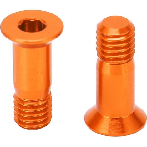 orangefarbene Befestigungsschrauben aus Aluminiumlegierung für die Schaltwerksrolle am Fahrrad – Modifikationszubehör (1/5)