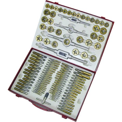 Set maschi e filiere metrici m2-m18 Holzmann gbm110tin