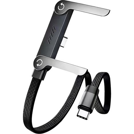 2-in-1-Ladegerät – 240-W-Ladekabel – USB-C-auf-USB-C-Ladekabel – 1 Ladekabel – 1 Ladekabel mit Ständer (1/5)