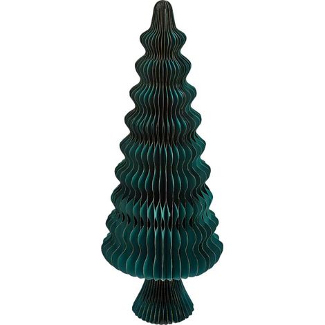 Statuetta Pino color verde scuro per decorazioni natalizie -Modello 1 (1/2)