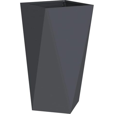 Maison Exclusive - Jardinera Antracita 40 x 40 x 75 cm Acero
