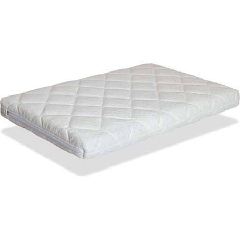 Babymatratze 80x40 CARAMEL Höhe 7 CM - Perforierter Schaumstoffkern. Atmungsaktiv