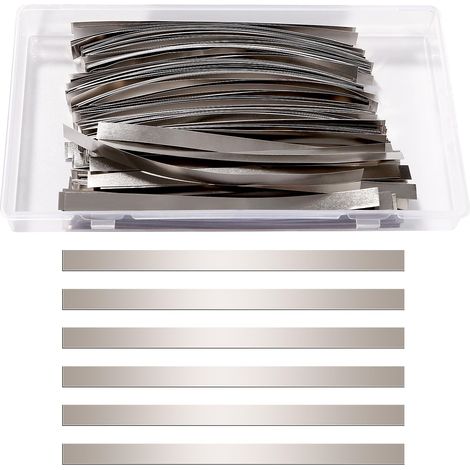 200 Pièces 0.1  6  100 mm Plaqué Nickel Bande Ruban, Bande de Nickel pour Batterie, Accessoires Soudage Bandes Nickel, pour 18650 Soudage par Spot de Batterie (1/5)