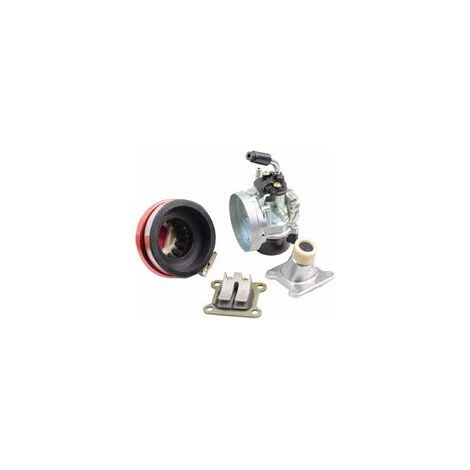 Ede P��dales de d��marrage en aluminium rouge, filtre �� air, carburateur, embrayage, cha��ne, pignon, kit cylindre 6T, moteur 2 temps 47 cm3 49 cm3