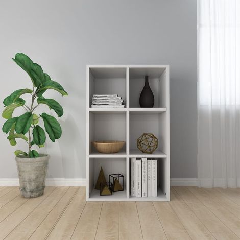 Bücherregal/Sideboard Weiß 66x30x98 cm Holzwerkstoff (1/5)