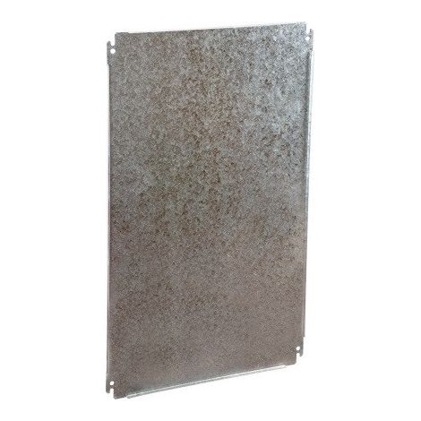 Plaque De Montage En Acier Galvanisé Pour Coffret Métallique 370mmx350mm Argenta Gn Ide
