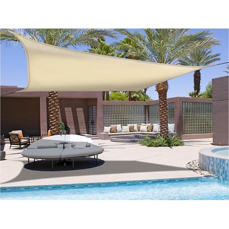Tenda Solare Quadrata 3,4 x 3,4 m - size Beige