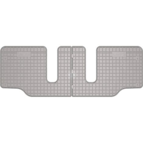 Alfombrillas de goma para coche: Mazda Premacy II minivan - 3ª fila (2005-2010) - color gris a juego