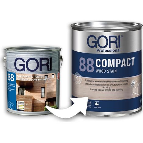 Gori 88-9900 INCOLORE 5 l - Finitura trasparente per tutti i legni esterni