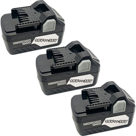 3X Batterie 5,0Ah 18V/36V pour HiKOKI BSL36A18 BSL36B18 G3613DB UB18DJL C18DBL – Li-Ion (1/5)