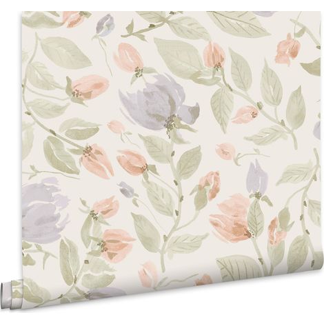 Laura Ashley Orisia Peony Vliestapete Grun 10mx52cm (1/5)