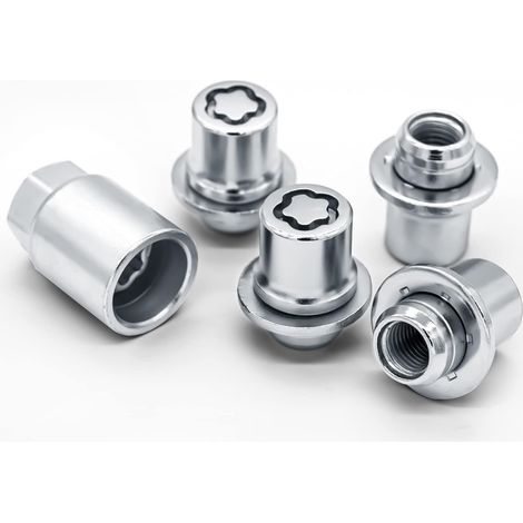 Kit d'écrous de volant avec antivol 00276-00900, compatible avec les modèles Toyota Avalon, C-HR, Camry, Corolla, Highlander, RAV4, Sienna, Tacoma, Yaris et Lexus. (1/5)