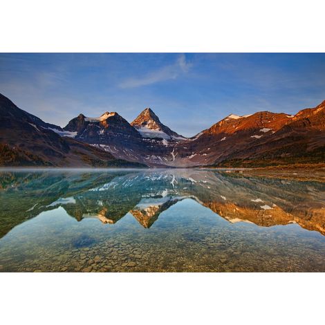 Papier peint panoramique lac canadien | Tapisserie panoramique paysage coloré pour salle de bain | Papier peint panoramique automne moderne - 384 X 260 cm (8 pièces) (1/2)