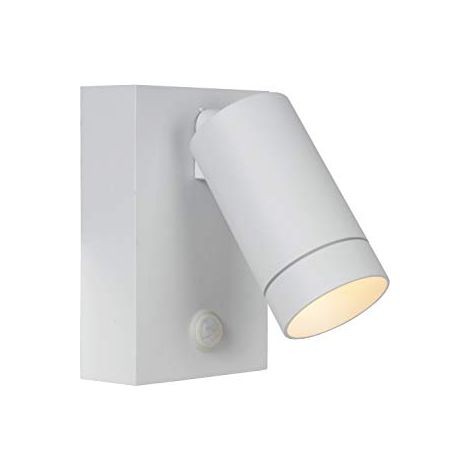 LUCIDE TAYLOR - Faretto da parete per esterni, 1xGU10, IP44, colore  Bianco (1/4)