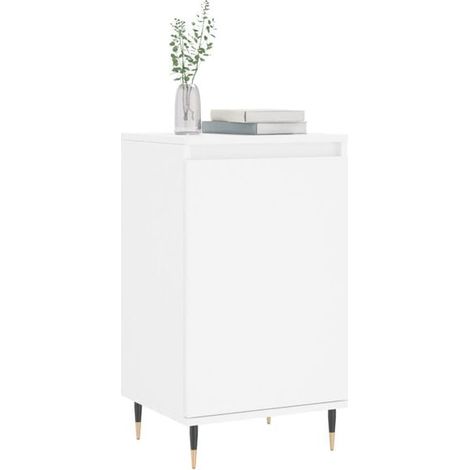 Buffet de Cuisine Blanc 40x35x70 cm, Meuble de Rangement en Bois d'Ingénierie pour Salle à Manger et Entrée (1/5)