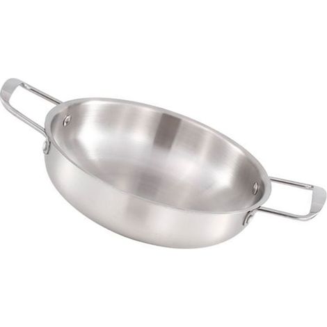 Olla para ramen con asas de acero inoxidable – 20 cm – Color original – 420 g (1/5)