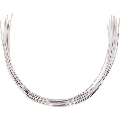 50 pièces Fil Orthodontique Rectangulaire en Acier Inoxydable 0.18 x 0.22 Pouce pour Arc Supérieur (1/5)