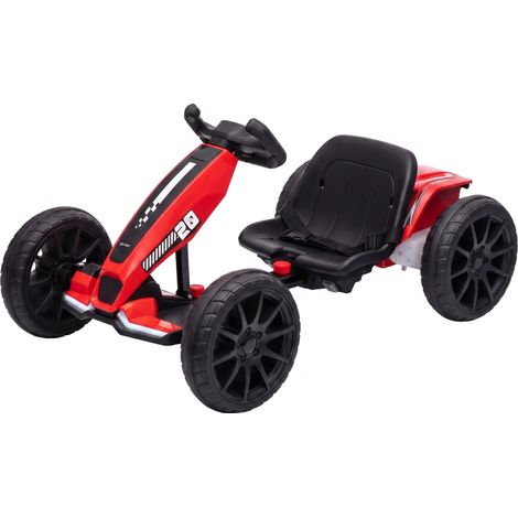 AIYAPLAY Go-Kart Elettrico Bambini 12V con Doppio Motore, Sedile Regolabile (1/5)